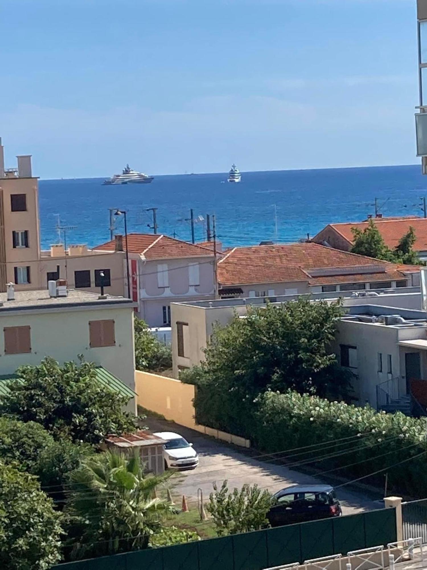 Appartement Vue Mer Acces Plage Antibes Extérieur photo